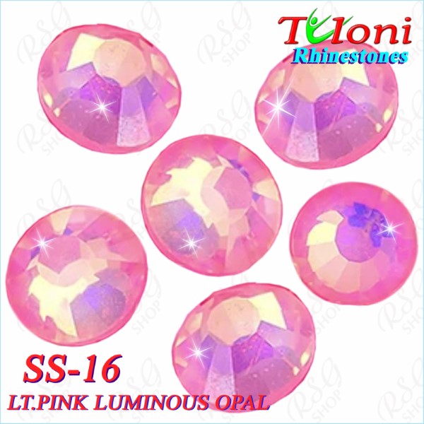 Strass Tuloni SS16 col. Lt.Pink Luminous Opal 1440 pcs. No HotFix