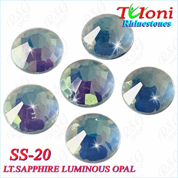 Rhinestones Tuloni SS20 col. Lt.Sapphire Luminous Opal 1440 pcs. No HotFix