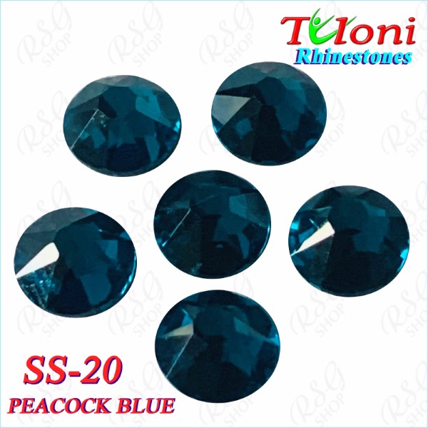Стразы Tuloni SS20 col. Peacock Blue 1440 mod. Basic HotFix