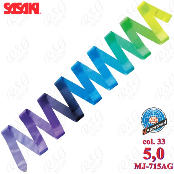 Band Sasaki MJ-715AG col. 033 ART Gradation 5m FIG AG033