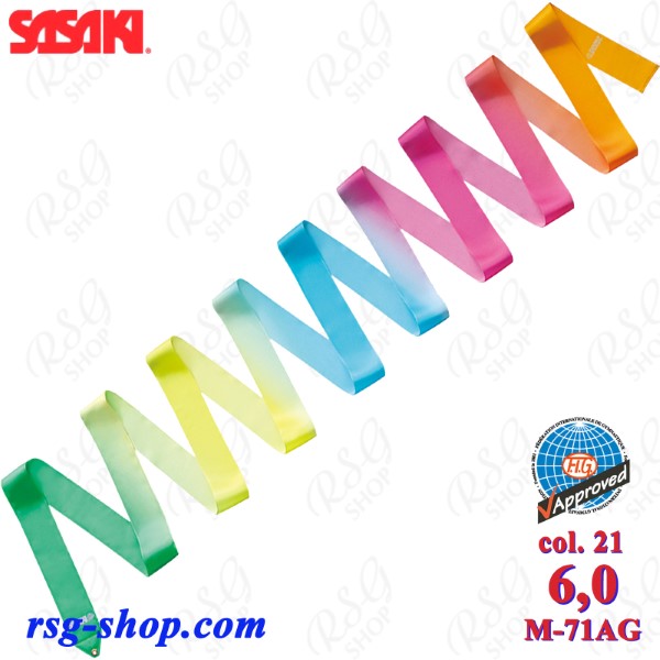 Лента Sasaki M-71AG col. 021 ART Gradation 6m FIG AG021