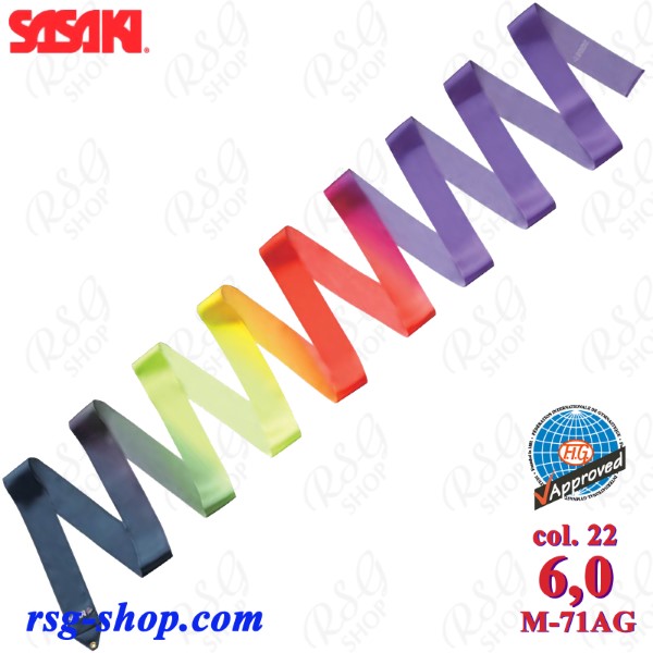 Лента Sasaki M-71AG col. 022 ART Gradation 6m FIG AG022