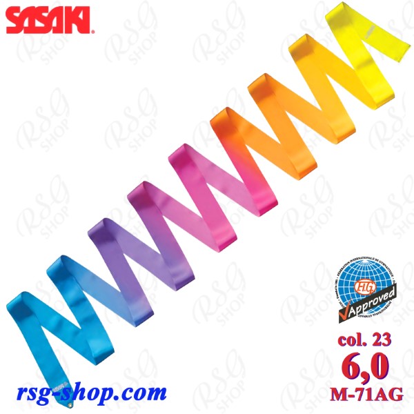 Лента Sasaki M-71AG col. 023 ART Gradation 6m FIG AG023