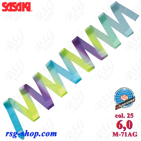 Лента Sasaki M-71AG col. 025 ART Gradation 6m FIG AG025