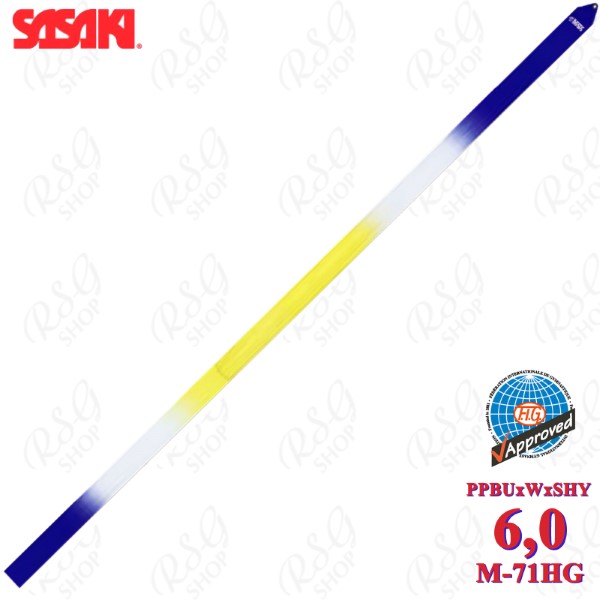 Ribbon Sasaki 6m M-71HG col. PPBUxWxSHY High-Pitch Gradation FIG