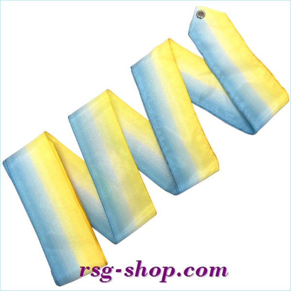 Двухцветная Лента 5м col. Sky Blue-Yellow Art. T0879