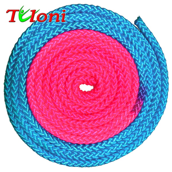 Seil Tuloni Bi-col. Neon Pink - Neon Blue Art. T0965