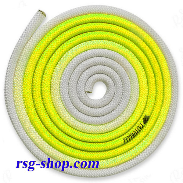 Rope 3m Pastorelli mod. New Orleans col. Yellow-White FIG 04270
