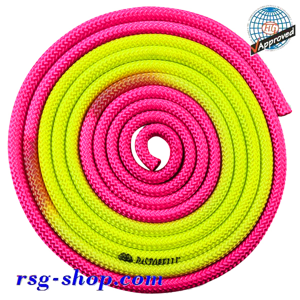 Rope 3m Pastorelli mod. New Orleans col. Rosa - Giallo FIG 04904