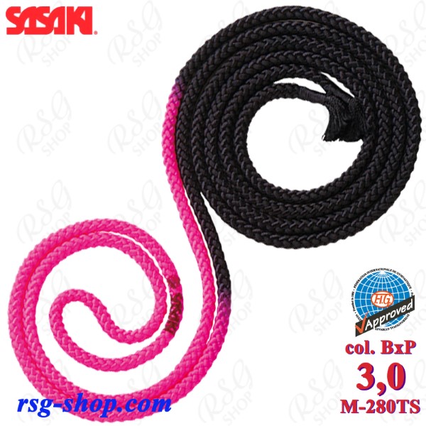 Rope Sasaki M-280TS BxP 3m col. Black x Pink FIG