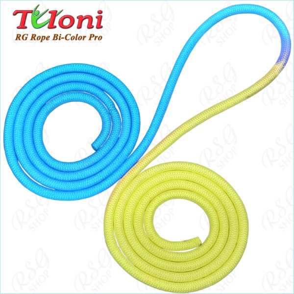 Rope Tuloni PRO Bi-col. Neon Blue - Neon Yellow Art. T1426
