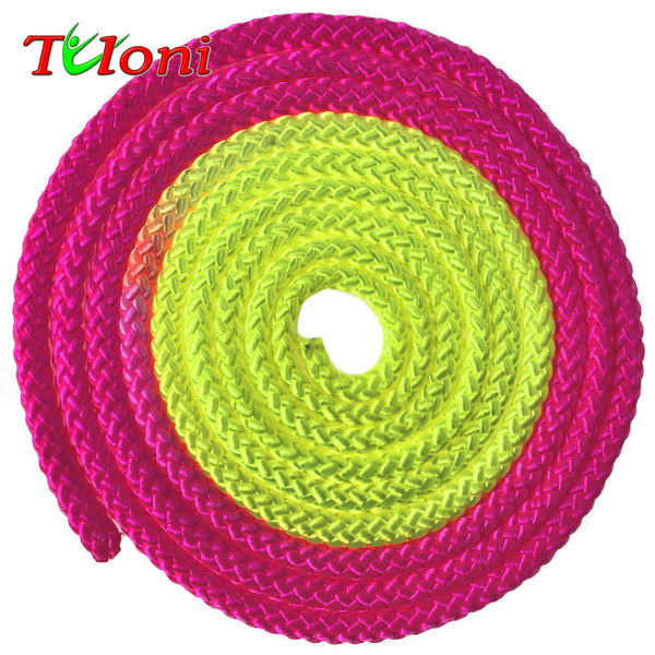 Seil Tuloni Bi-col. Neon Pink - Yellow Art. T0921