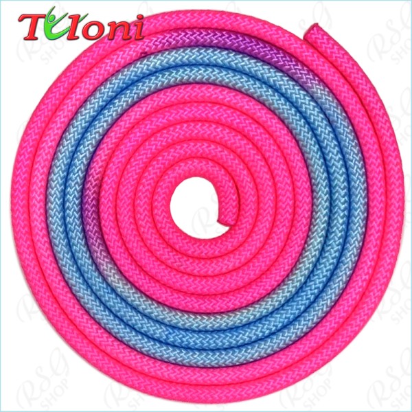 Seil Tuloni Bi-col. Pink-Blue-Pink Art. T0971
