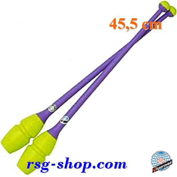 Clubs Chacott Combi 45 cm FIG col. Yellow x Purple 003-98377