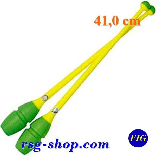 Булавы Chacott Combi 41 cm col. Green x Yellow FIG 00398462