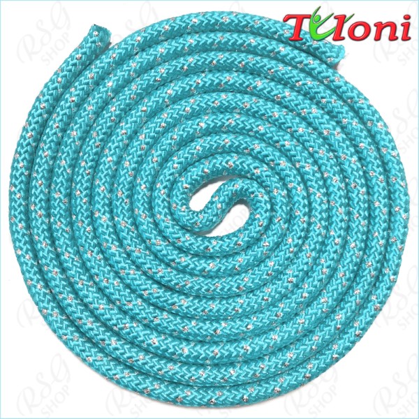 Скакалка Tuloni 3,1 m 165 gr. mod. Lurex col. Light Blue Art.T1130