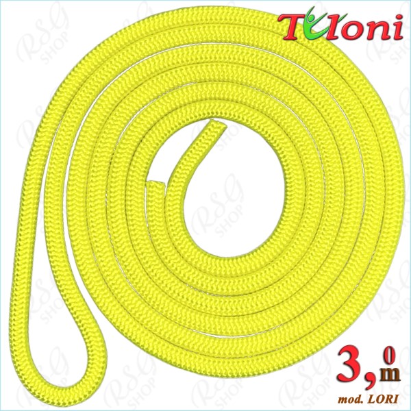 Competition Rope Tuloni 3m mod. Lori col. Neon Yellow Art. T1110