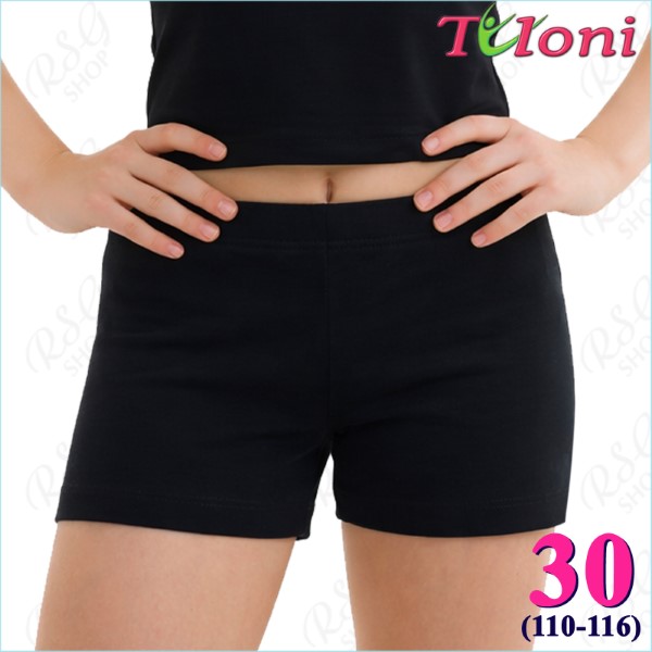 Kurzhose Tuloni mod. SH08 Gr. 30 (110-116) col. Black Art. SH08P-B30