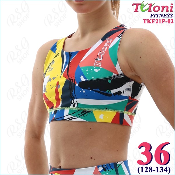 Short Tanktop Tuloni Fitness des. Versace s. 36 col. GxYxR Art. TKF21P-02-36