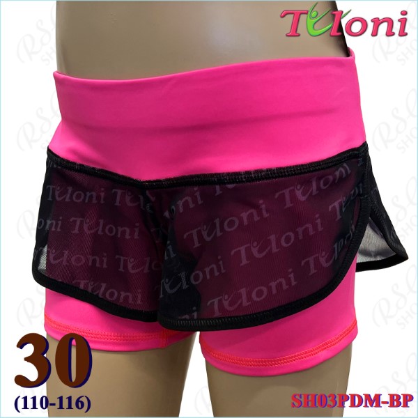 Doppelte Kurzhose Tuloni Netz SH03 s. 30 (110-116) Pink SH03PDM-BP30