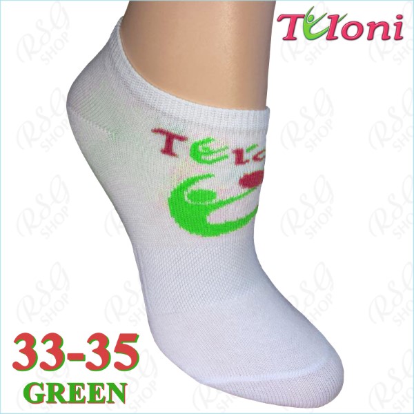 RG Носки Tuloni Logo s. 3 (33-35) col. White-Green Art. T0973-G3