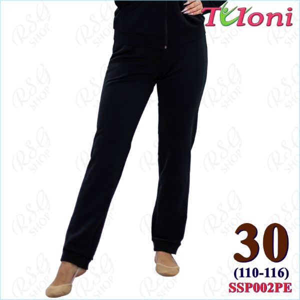 Sporthose Tuloni col. Black Gr. 30 (110-116) Art. SSP002PE-B30