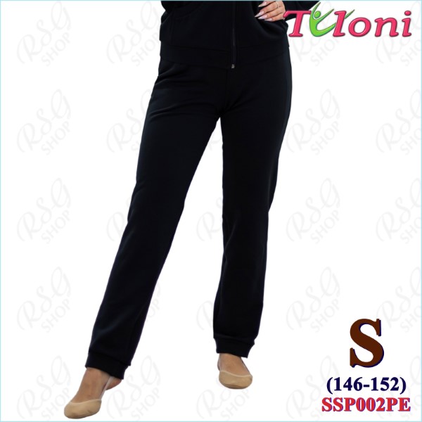Sporthose Tuloni col. Black Gr. S (146-152) Art. SSP002PE-BS