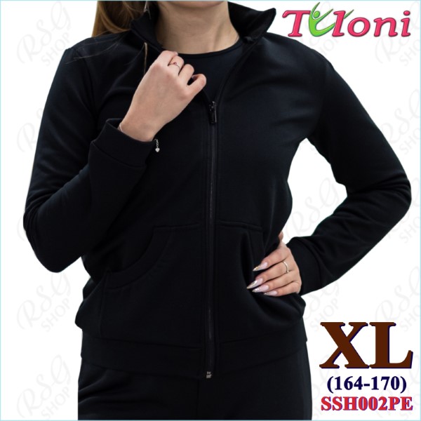 Спортивная кофта Tuloni на замке col. Black s. XL Art. SSH002PE-BXL