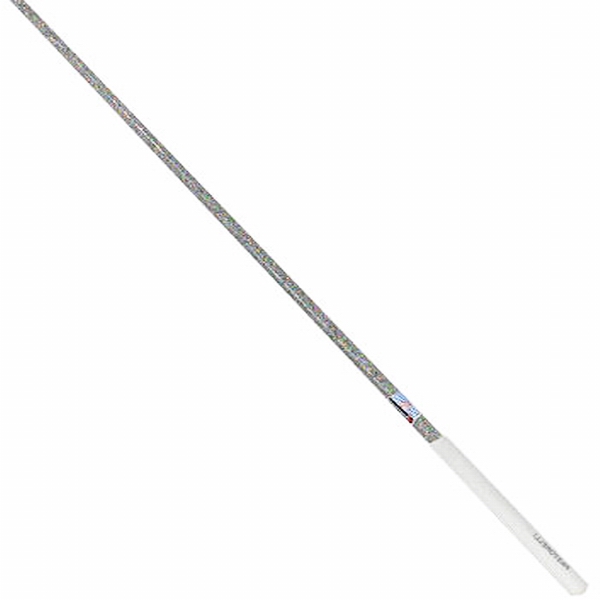 Stick 60cm Pastorelli Glitter Argento Grip White FIG Art. 02035