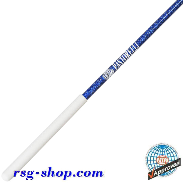 Stab 60cm Pastorelli Glitter col. Blue Grip White FIG 02039