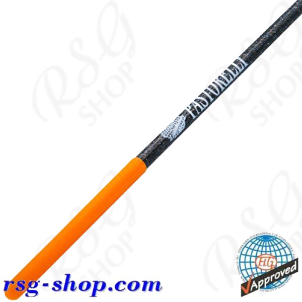 Stick 60cm Pastorelli Glitter Black Grip Orange FIG Art. 03376