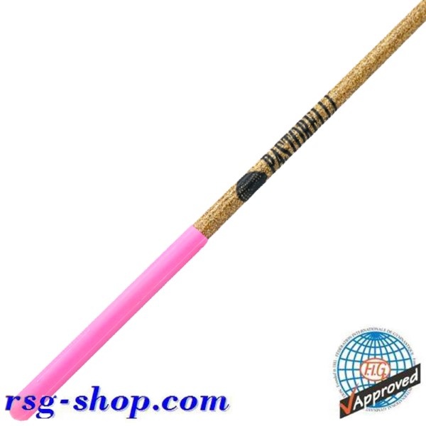 Stab 60cm Pastorelli col. Glitter Gold Grip Pink FIG Art. 04148