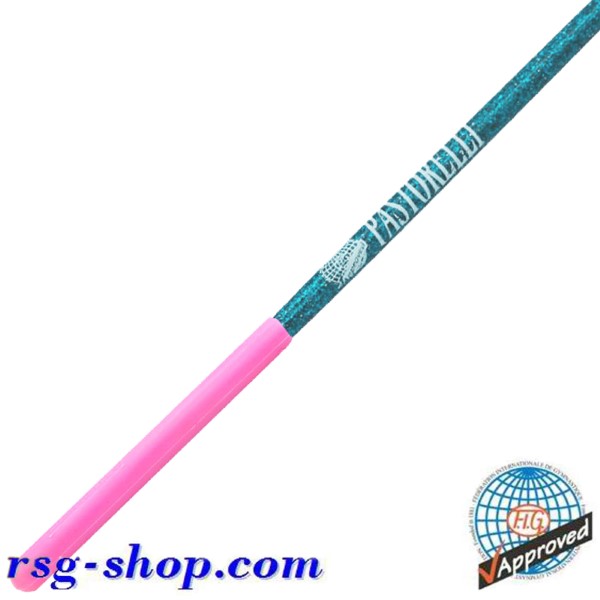 Stab 60cm Pastorelli Glitter Light Blue Grip Pink FIG 04147