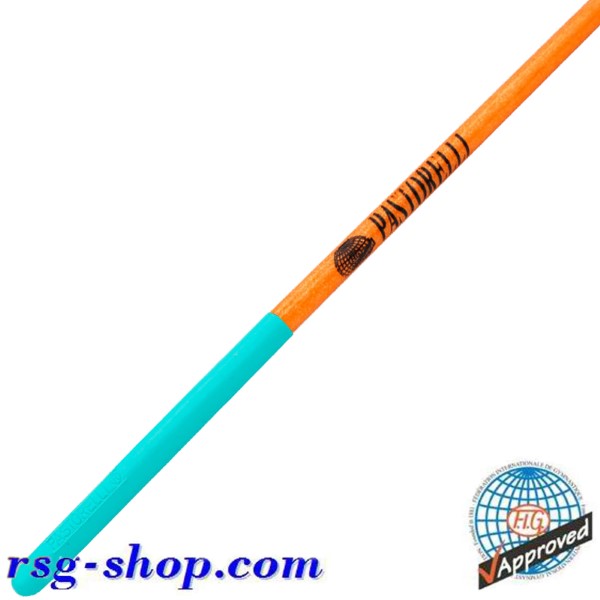 Stab 60cm Pastorelli Glitter Orange Grip Aquamarine FIG Art. 02051