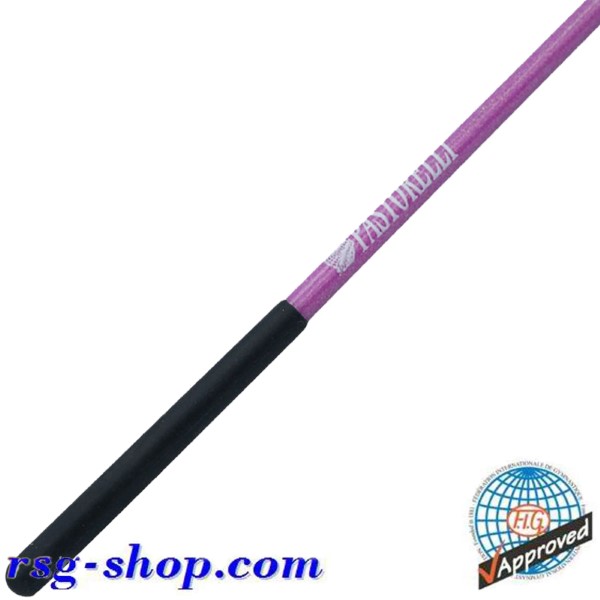 Stab 60cm Pastorelli Glitter Pink-Viola Grip Black FIG 03297