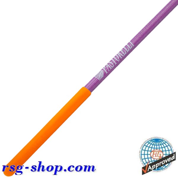 Stab 60cm Pastorelli Glitter Pink-Viola Grip Orange FIG 03378