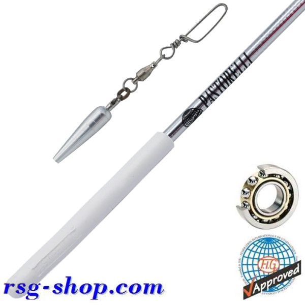 Stab 60cm Pastorelli Mirror Rotator Silver Grip White FIG 04539