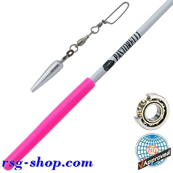 Stab 60cm Pastorelli Mirror Rotator White Grip Pink FIG 03232