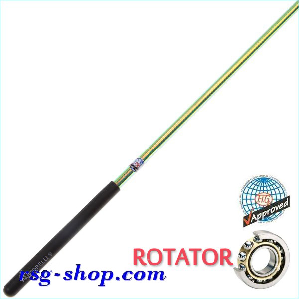Палочка 60 см Pastorelli mod. Rotator-Laser col. Lime grip Black FIG 03889