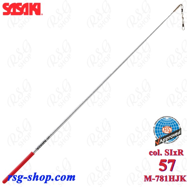 Stick Sasaki M-781HJK SIxR Hologram Short 57 cm col. Silver x Red FIG