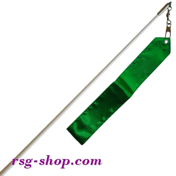 Белая палочка 60см с грифом и лентой 6м Green T0037