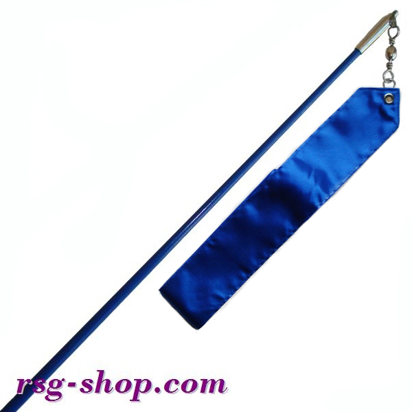 Einfarbiger Stab 60cm & Band 6m in Blau incl. Griff Art. T0078