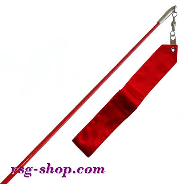 One-color Stick 60cm & Ribbon 6m col. Red incl. Grip Art T0079