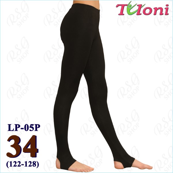 Stirrup Leggings Solo Elastika s. 30 (122-128) Black RG705-307-30, Leggings for rhythmic gymnastics