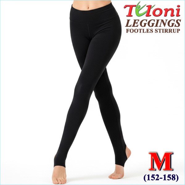 Stirrup Leggings Tuloni LP-08 s. M (152-158) col. Black LP08P-BM