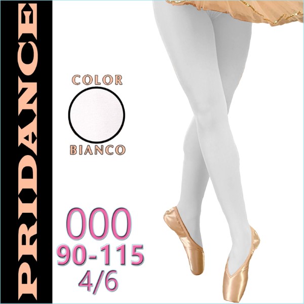 Strumpfhose Pridance col. Bianco 40 DEN Gr. 000 (90-115) Art. 10001-W000