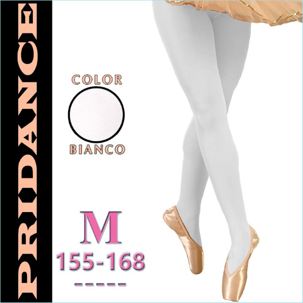 Strumpfhose Pridance col. Bianco 40 DEN Gr. M (155-168) Art. 10001-WM