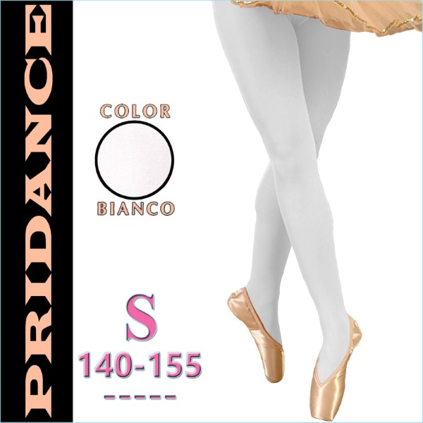 Strumpfhose Pridance col. Bianco 40 DEN Gr. S (140-155) Art. 10001-WS