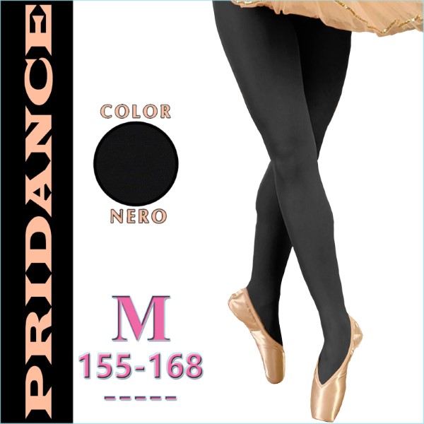 Ballet Tights Pridance col. Nero 40 DEN s. M (155-168) Art. 10001-BM