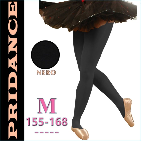 Ballet Tights Pridance col. Nero 40 DEN s. M (155-168) Art. 513-BM